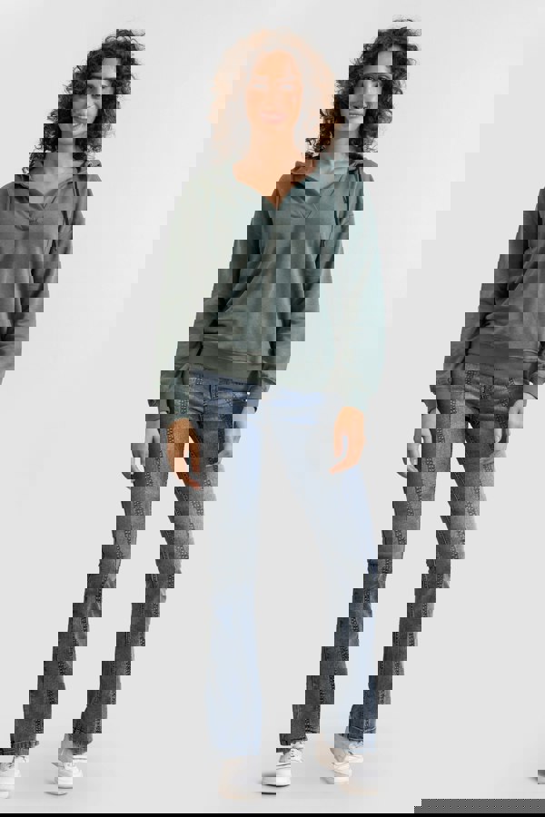 ENORSIA Lift Skinny And Shape Low Rise Flared Jeans