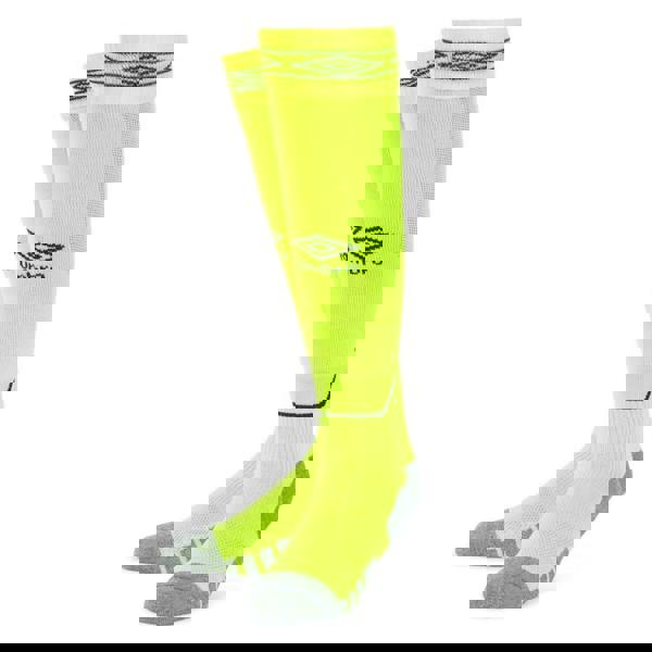 Umbro Diamond Football Socks - Safety Yellow/Carbon - 