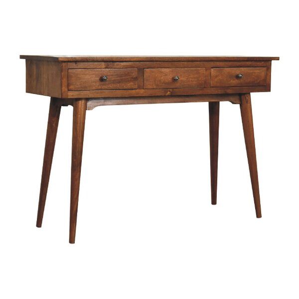 Wyld Haus Saint Paul de Vence Large 3 Drawer Chestnut Console