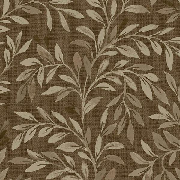 Next Ditsy Leaf Ochre Wallpaper