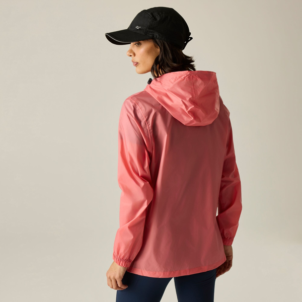 Regatta Womens Pack It III Waterproof Jacket - Peach Pink