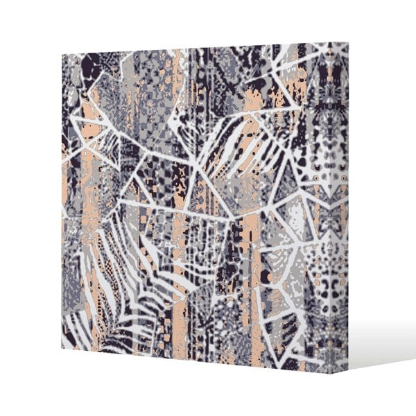 Benjamin Tate Design Grunged Print (Canvas Print)