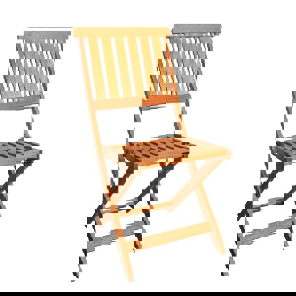 Samuel Alexander Set of 2 Bowness Outdoor Garden Patio Wooden Folding Chairs