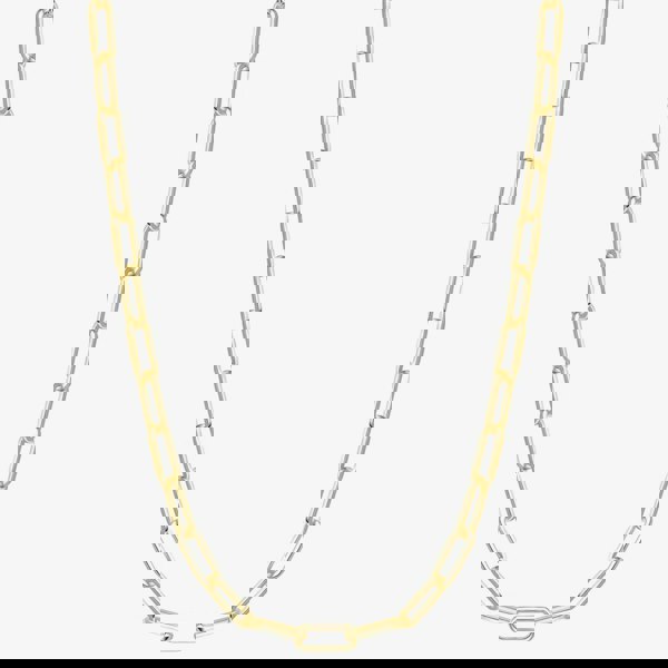 Ania Haie Vogue Maven 14ct Gold Plated Paper Link Chain N062-05G