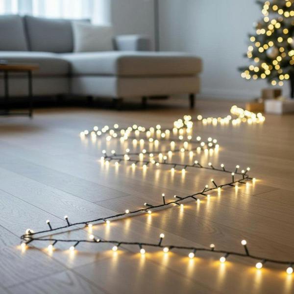 Garden Greatness 200 LED Multi Function Warm White String Lights
