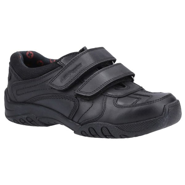 Hush Puppies Jezza 2 Senior Leather Boys's Black Loafers