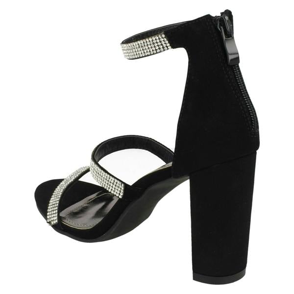 Anne Michelle Ladies Anne Michelle Diamante Strappy Sandals
