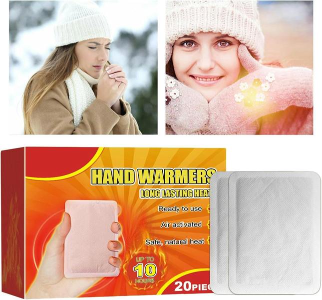 Dyzi 10pcs Winter Warm Patch Hand Warmer Self-Heating Outdoor Heat
