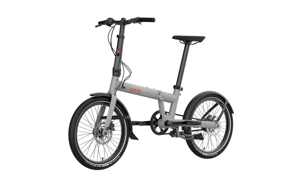 UTO Pro 20 Folding Bike 20" Wheel, 7 Speed - Grey