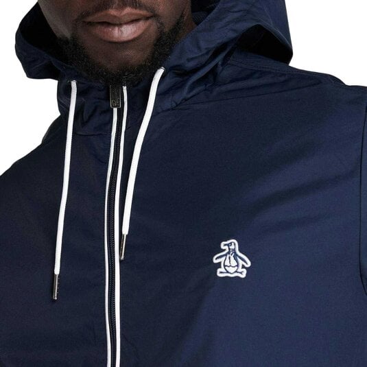 Original Penguin Mens Hooded Jacket - Blue Navy