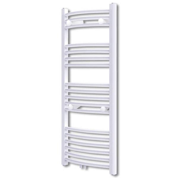Berkfield Bathroom Radiator Central Heating Towel Rail Curve 600 x 1160 mm