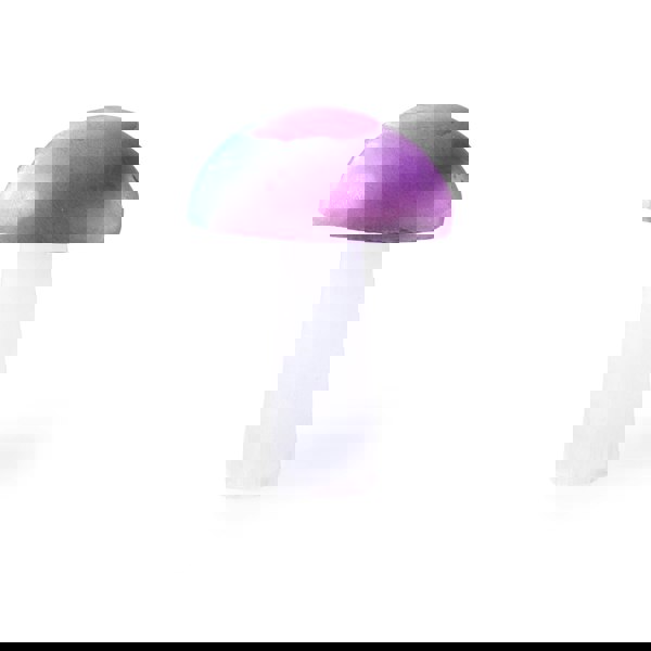 Myga Electroplated Selenite Mushroom (Green/Pink/Purple)