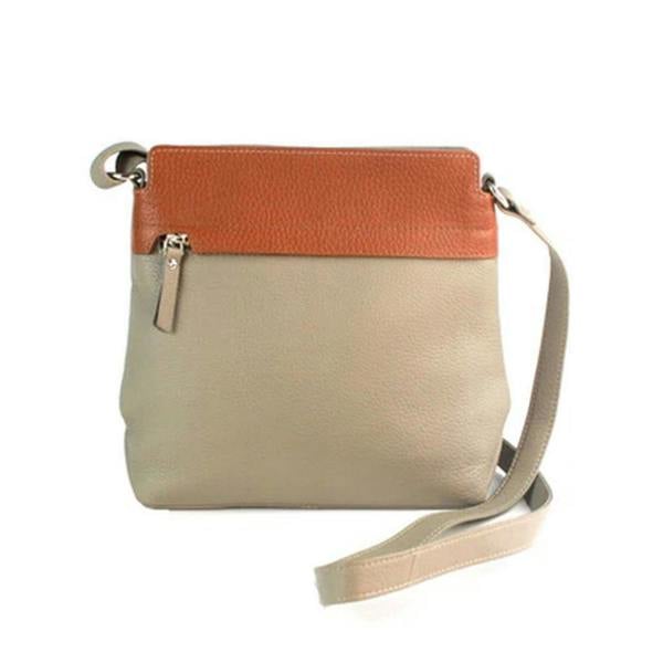 Eastern Counties Leather Womens/Ladies Opal Leather Handbag - Fawn/Tan - 