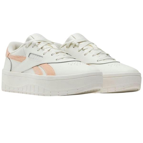 Reebok Womens/Ladies Court Advance Surge Leather Trainers - White/Pink