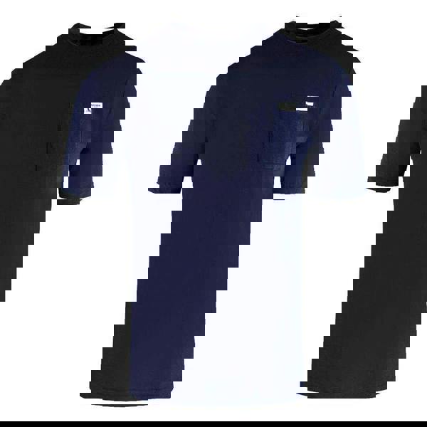 Aquascutum Mens Logo Chest Pocket T-Shirt - Navy