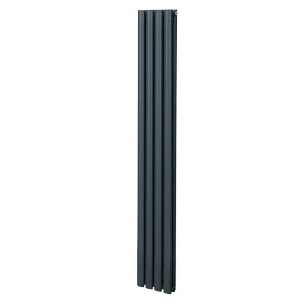 Monstershop Oval Column Radiator – 1800mm x 240mm – Anthracite Grey