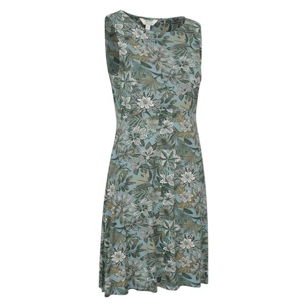 Mountain Warehouse Womens/Ladies Milos Floral Sleeveless Dress - Khaki Green - 