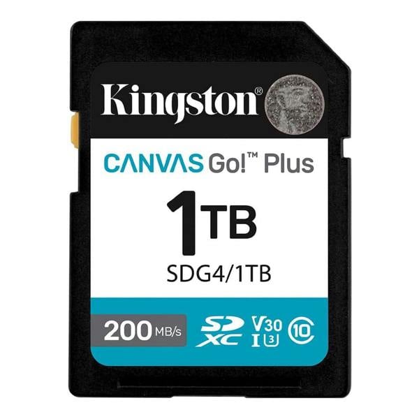 Kingston Canvas Go! Plus SDXC Card 200R C10 UHS-I U3 V30 1TB