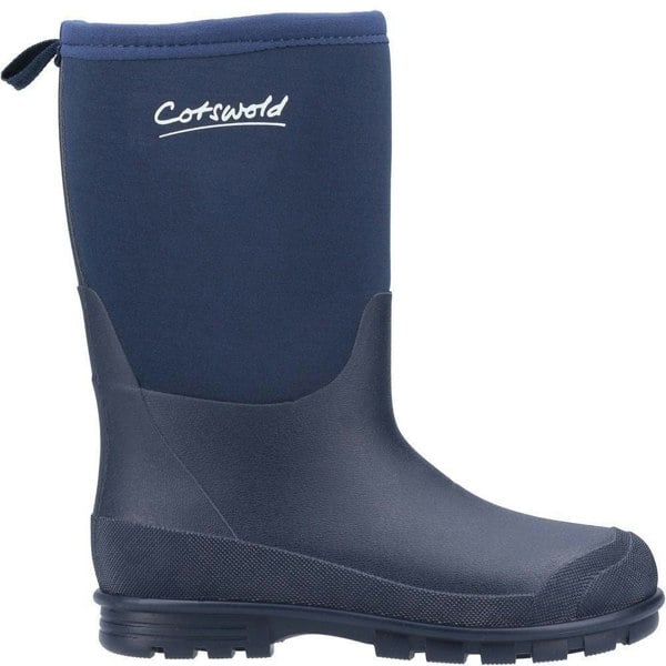 Cotswold Childrens/Kids Hilly Neoprene Wellington Boots - Navy