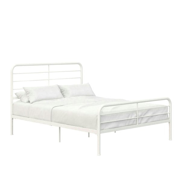 Dorel Home Millie Metal Bed White - King Size