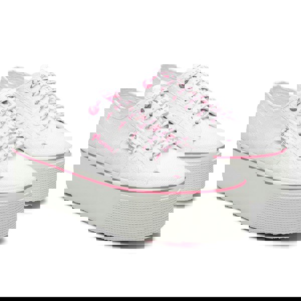 Superga Womens 2790 Classic Barbie Trainers - White/Pink