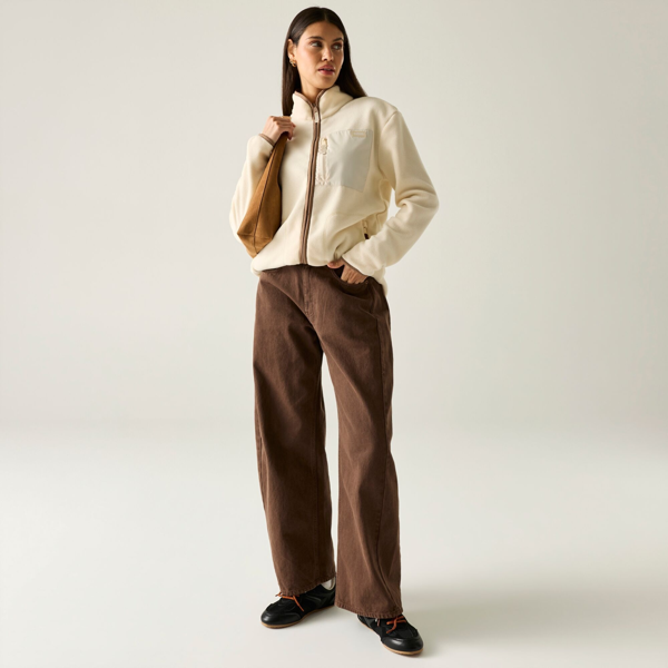 Regatta Womens Frankie Full Zip Fleece - Light Vanilla/Mocha