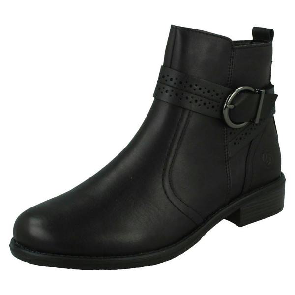 Remonte Ladies Remonte Zip Up Ankle Boots D0F81-00