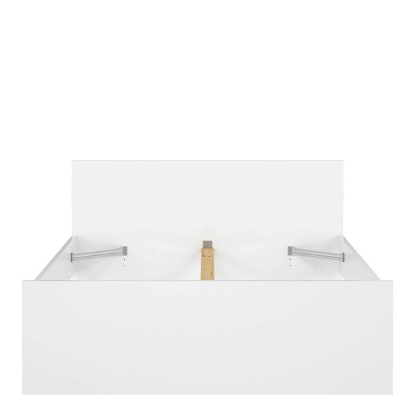 Wyld Haus Budapest 4ft6 Double White Wooden Bed Frame