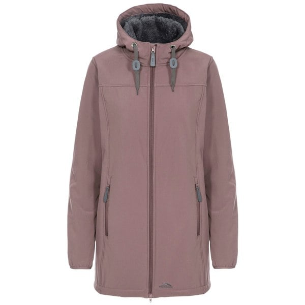 Trespass Women's Kristen Longer Length Hooded Waterproof Jacket - Dusty Heather