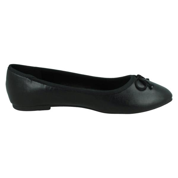 Spot On Ladies Spot On Ballerinas With Small Bow Detail F80397