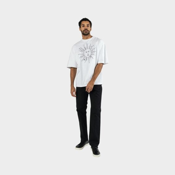 Jacquemus Le T Shirt Soleil Royal Sun White