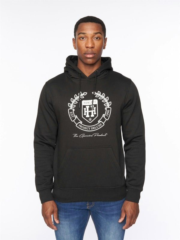 Henleys Myer Hoodie - Black