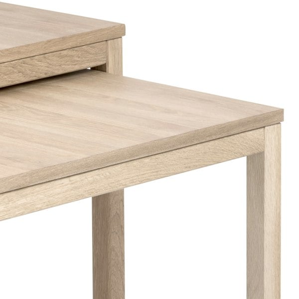Furniture To Go Cornus Coffee Table in White Oak Set of 2