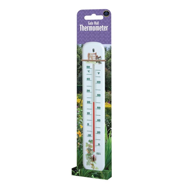 Wall Thermometer Gate Design - Indoor Outdoor Temperature Gauge