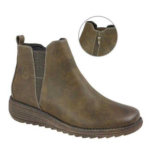 Cipriata Womens/Ladies Debora Ankle Boots - Olive - 