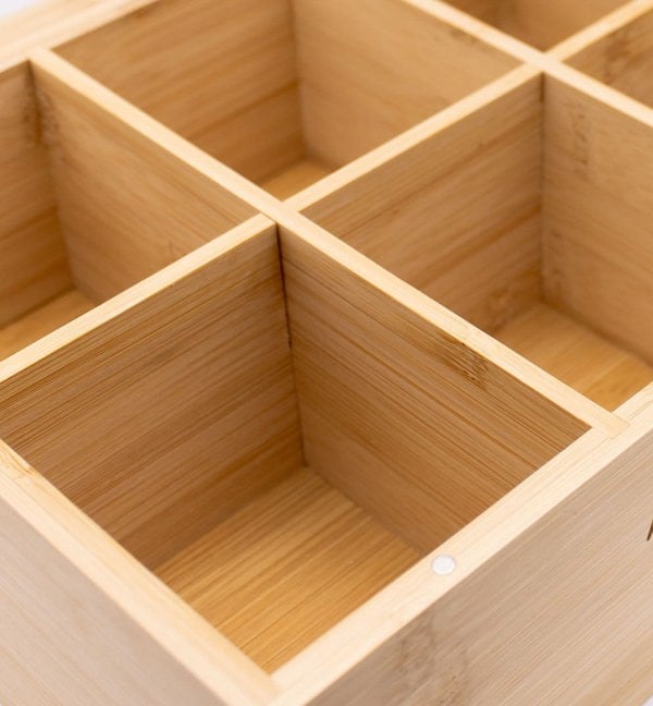 Maison des Cadeaux Bamboo Tea Bag Holder