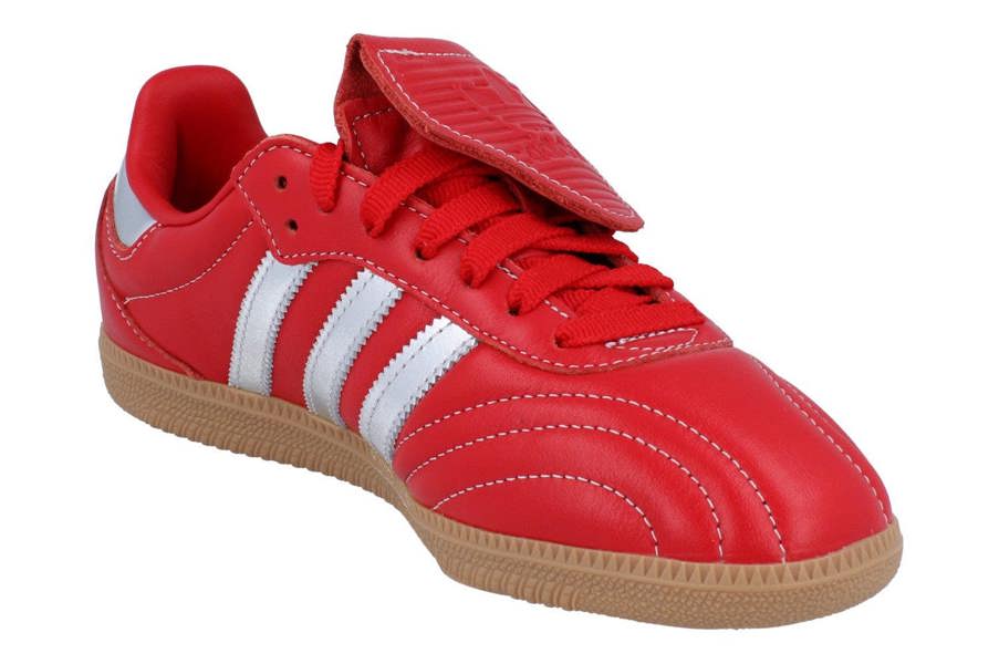 Adidas Originals Samba Lt Womens Trainers  JS3938 - Red Silver Gum JS3938 - Photo 3