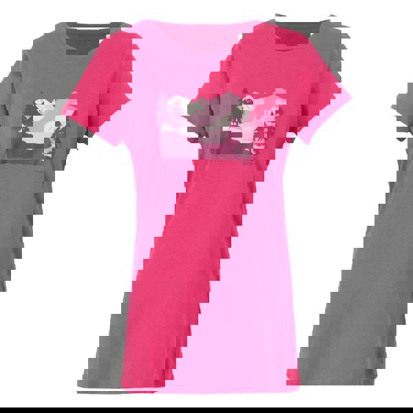 Regatta Womens/Ladies Breezed V Pine Tree T-Shirt - Pop