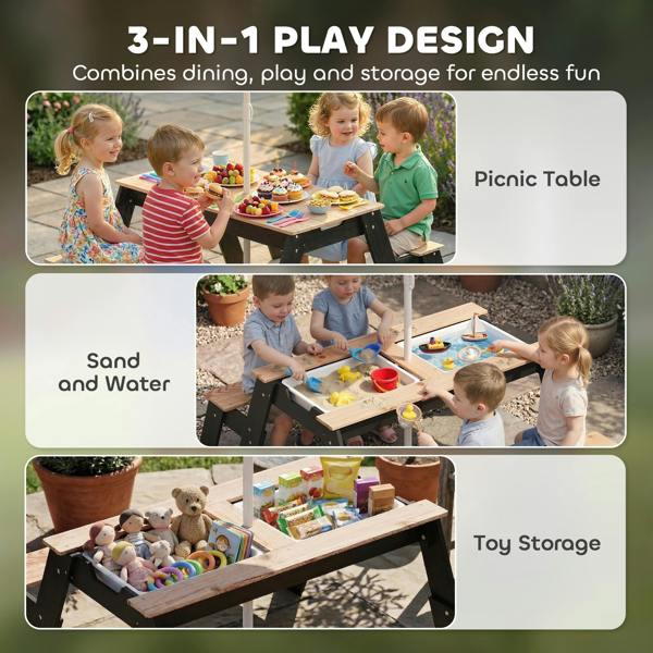 Kids Garden Table and Chair Set