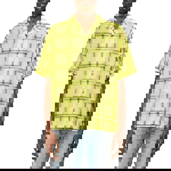 Diesel Mens S-Nabil Checked Shirt - Green