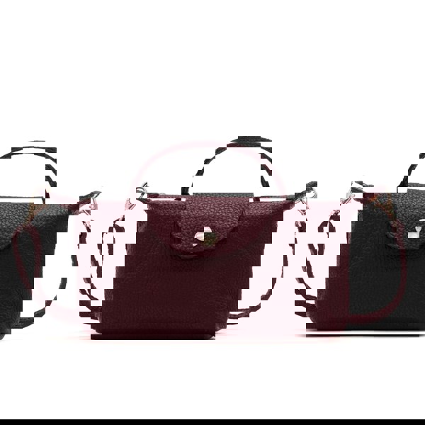 Kitise Fashion Italian Leather Mini Top Handle Crossbody Bag