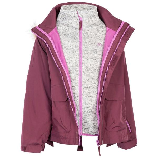 Trespass Childrens/Kids Outshine 3 in 1 TP50 Jacket - Fig - 