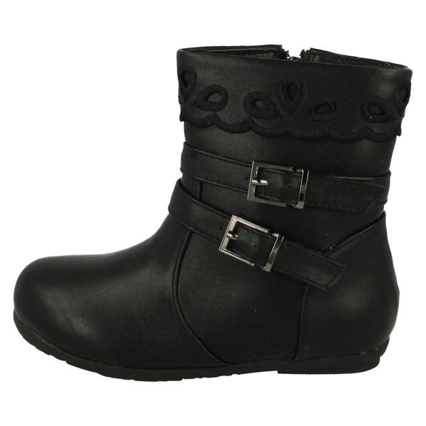 Spot On Girls Spot On Ankle Boots with Buckle Detail