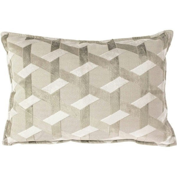 Paoletti Delano Cushion Cover - Ivory/Taupe