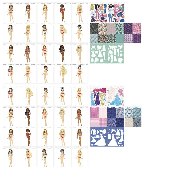 Totum Besties Fashion designer book