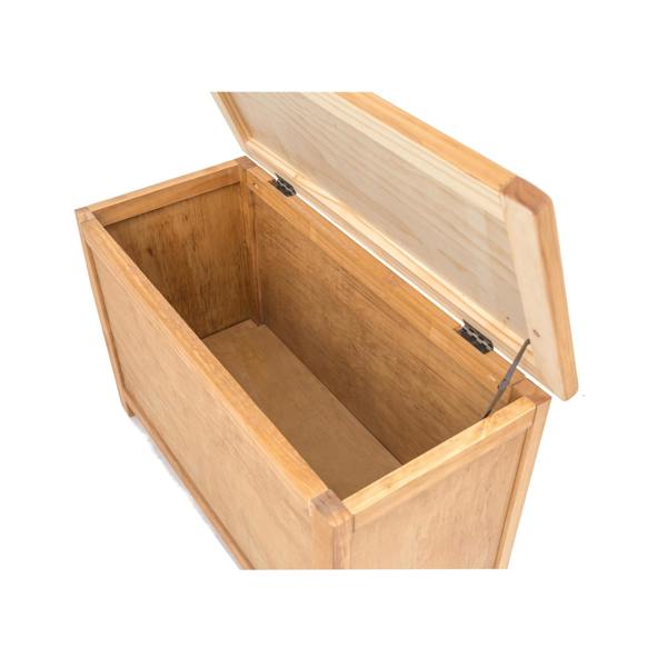 Cabinet Bits Lugo Waxed Blanket Box Ottoman