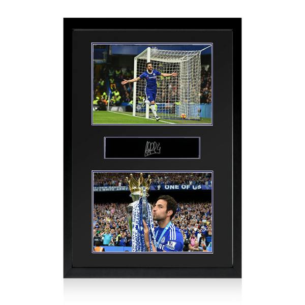 Cesc Fàbregas Signed Chelsea Plaque Iconic Frame