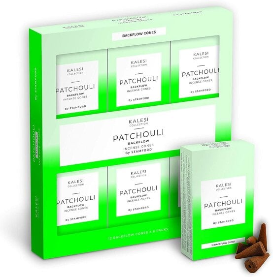 Kalesi Collection Patchouli Backflow Incense Cones Pack of 6