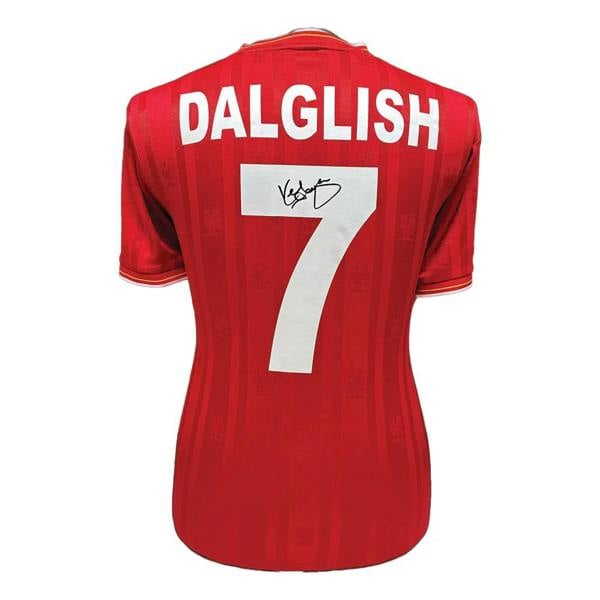 Unbranded Kenny Dalglish Signed Liverpool 7 shirt — Framed
