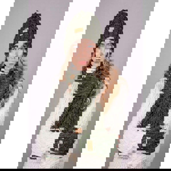 Aran Classic Cable Fingerless Gloves Aran Classic Cable Fingerless Gloves | Soft Cozy Knit Design